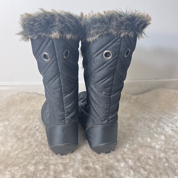 Columbia Minx Mid 3 Waterproof Omni grip black Snow Winter Boot Women's Shoe 8 - Picture 6 of 15